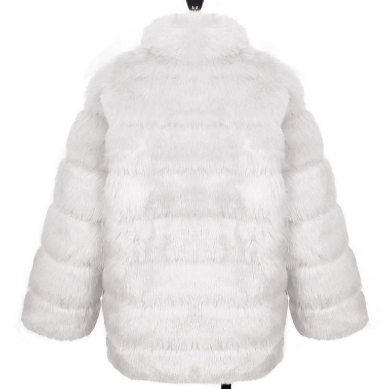 Penkiiy Men's Faux Fur Short Coat Winter Leopard Warm Penkiiy Men's Faux Fur Short Coat Winter Leopard Warm