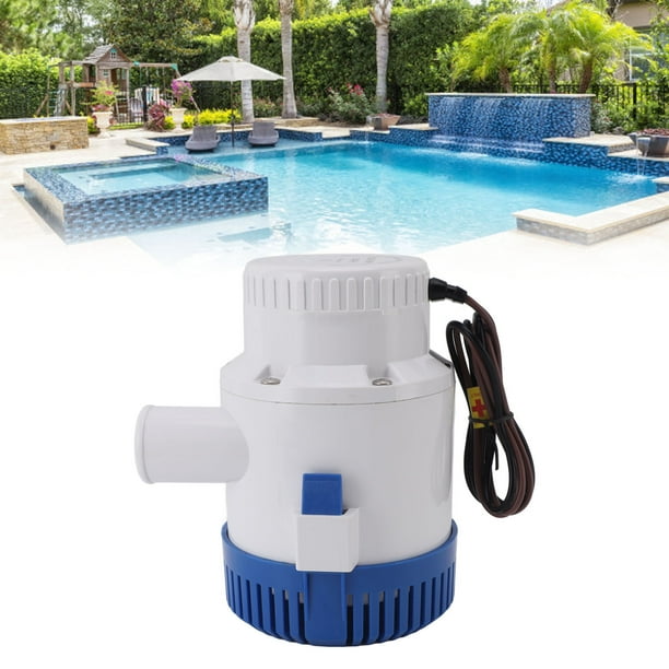 Bomba De Sentina Sumergible Automática Electrónica De 3000gph Motor De Plástico Premium Pequeño Liviano Para Estanques De Piscinas
