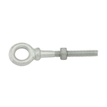 

TC International 41062 0.25 x 4 in. Forged 1030 Carbon Steel Hot Dip Galvanized Shoulder Type Eye Bolts - Pack of 2