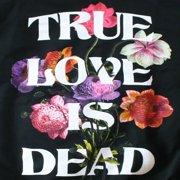 True Love is Dead Men's Black Hoodie (Small)