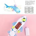 thumbnail image 4 of Electric Walking Singing Shark Toy, LED Lights/Leash, , Interactive, Christmas Gift, Random Color, 4 of 6