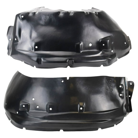 TRQ Front Inner Fender Liner Set Fits Select 2007-2010 Chevrolet Colorado 2007-2012 GMC Canyon GM1248186 GM1251117