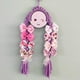 thumbnail image 2 of Haar Boog Houder Opknoping Haar Clips Hanger Hoofdband Organizador Muur Decor Boog Trenza morada, 2 of 9