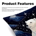 thumbnail image 2 of Polar Bear Velvet Throw Pillow Covers Set of 2 - 16x16, 18x18, 20x20 Inches - Unique Patterns for Bed, Chair for Various Occasions, 2 of 6