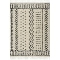thumbnail image 3 of Hauteloom Berber Shag Collection - Haup Farmhouse Living Room Bedroom Area Rug with Tassel - Fluffy Plush High Pile Carpet - Southwestern Bohemian Tribal Style - Beige, Cream, Black - 5'3" x 7'3", 3 of 20