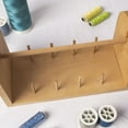 thumbnail image 4 of Wood Thread Spool Holder 9 Spool Thread Rack Embroidery Thread Organizers Holder, 4 of 6