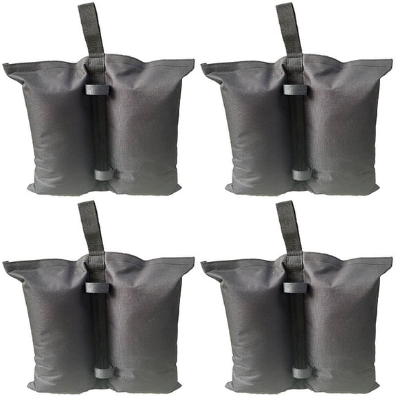 Tent Weight Sand Bags | 4-Piece Canopy Anchor Kit for Outdoor Gazebo Sun Shelter Umbrella Legs | Heavy Duty PVC Coated Fabric Weights for Patio, Beach, Garden, and Camping Stability