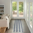 thumbnail image 3 of Nourison Positano 2'2" x 12' Navy Blue Modern Indoor/Outdoor Area Rug, 3 of 11