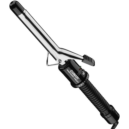 Conair - Instant Heat 3/4" Curling Iron - Silver/Black