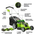 thumbnail image 2 of 40V 20-Inch Cordless (2-In-1) Push Lawn Mower, 4.0Ah + 2.0Ah Battery And Charger Included ,Easy to Use, 2 of 9