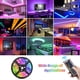 thumbnail image 3 of Tira de luces LED RGB, 16,4/32,8 pies, flexible, que cambia de color, SMD 3528, con control remoto y fuente de alimentación de 12 V para decoración del hogar, 3 of 4
