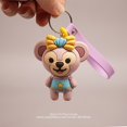 thumbnail image 1 of Disney-figura de acción de oso Duffy de 7cm para niños, minimuñeco de PVC, decoración, Colección, regalo Gong Bohan LED, 1 of 2