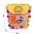 thumbnail image 6 of Interactive Felt Toddler Backpack - Fun Learning Felt Toy, 6 of 8