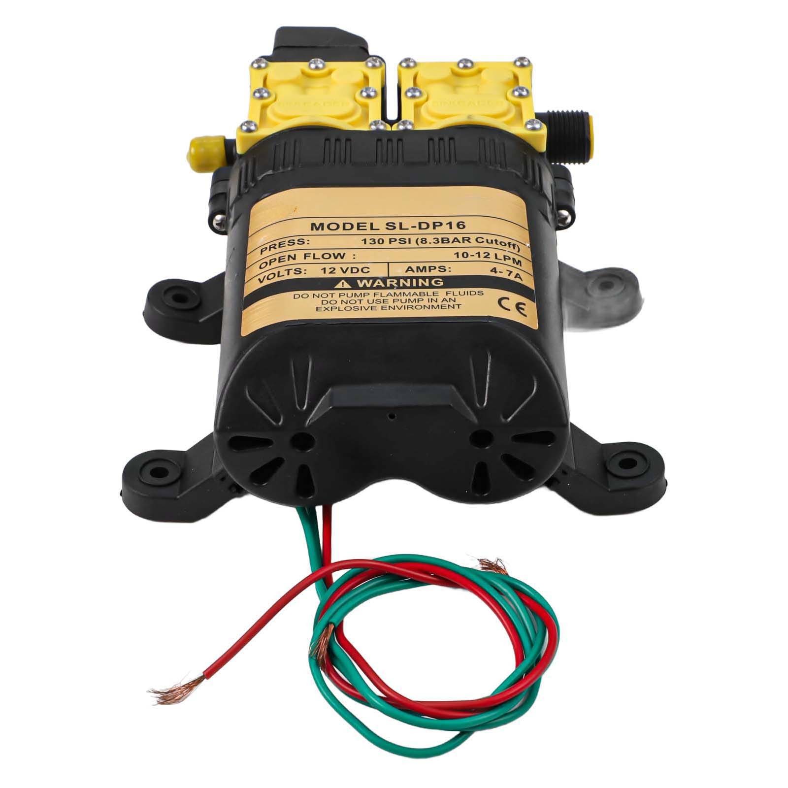 12V Dual Core Power Water Pump Motor Agricultural Electric Sprayer Dual Pump