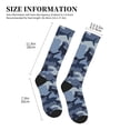 thumbnail image 2 of Compression Socks For Women And Men - Shark Blue Camouflage Compression Socks Circulation For Workout, 2 of 2