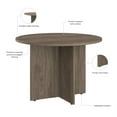 thumbnail image 3 of Table de Conférence Ronde Bush Business 42W en Hickory Moderne - Bois d'Ingénierie, 3 of 7