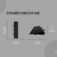 thumbnail image 5 of Quix 12" Interlocking Tile, Floor Mat, Bevel Black (4-Pack) Plastic, 5 of 5