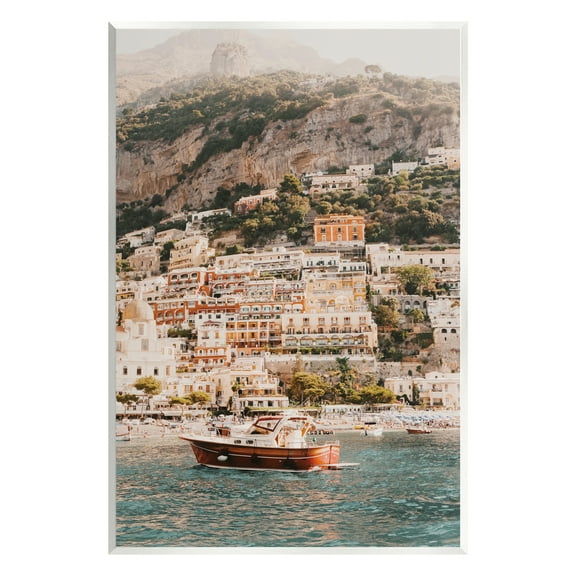 Stupell Coastal Port City Buildings Seaside Landscape Photography Wall Plaque Unframed Art Print Wall Art