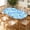 Blue Bubble, variant on ARTSLION Elastic Tablecloth For Oval Tables, Waterproof Tablecover For Up To 48x68in Oval Table Cover, Dining Tablecover For Indoor And Outdoor, Holiday, Zebra Stripe