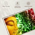 thumbnail image 6 of Elephant Stock Flower And Buddha Wall Art - Horizontal Canvas Wall Art - Living Room Wall Decor - People Canvas - Orange And Green Decor - 12" x 8", 6 of 8