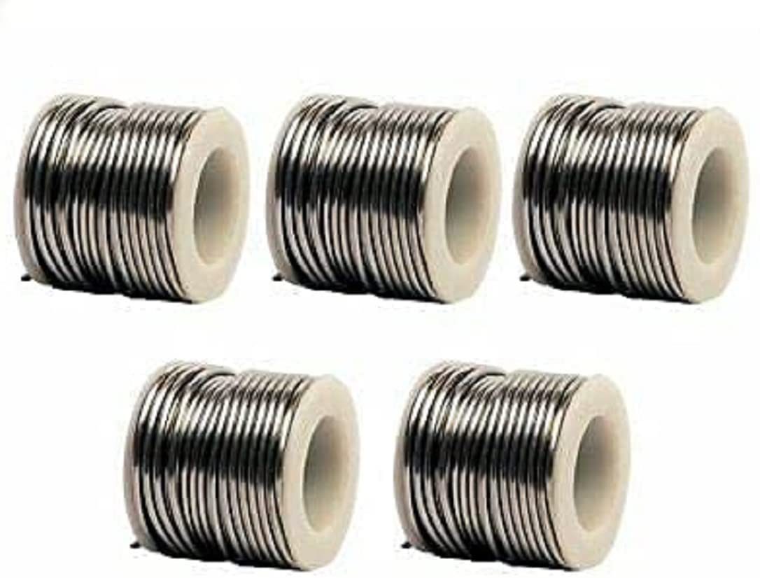 5 Core Inc Solder Wire 5 Pack Rosin Core Flux Soldering Wire 63/37 63