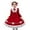 Red, variant on Mercatoo Kids Girls Dresses Patchwork Ruched Bow P𝐚rty 𝐂osplay 𝐋olita Dress Pageant Gowns Dress Clothes for Girls
