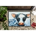 thumbnail image 3 of Cow Lick Black and White Cow Door Mat, 3 of 4