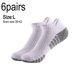 thumbnail image 2 of style 1 6 calcetines deportivos antideslizantes, absorbentes del sudor y transpirables, calcetines para correr con parte inferior de toalla de doble espesor, calcetines de algodón, 2 of 5
