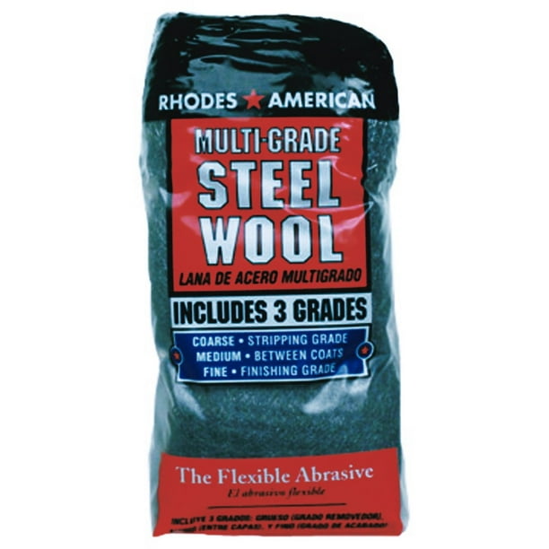Rhodes American 10121114 Assorted Steel Wool Pads, 12Pack, Assortment