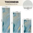 thumbnail image 4 of Blue Marble Gold Wave Pattern Kitchen Rugs Sets Of 3,Kitchen Runner Rugs Non Skid Washable,Decorative Kitchen Floor Mats for Kitchen,Sink,Laundry,17"x30"+ 17"x47" + 17"x59", 4 of 6