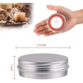 thumbnail image 3 of 24 Pcs Aluminium Tins Jars, Aluminium Empty Containers, 30 ml Aluminium Tin Jars with Screw Lids&Labels, Empty Cosmetics Container Pots for Lip Balm, Cream, Candles, Cosmetics (Silver), 3 of 8