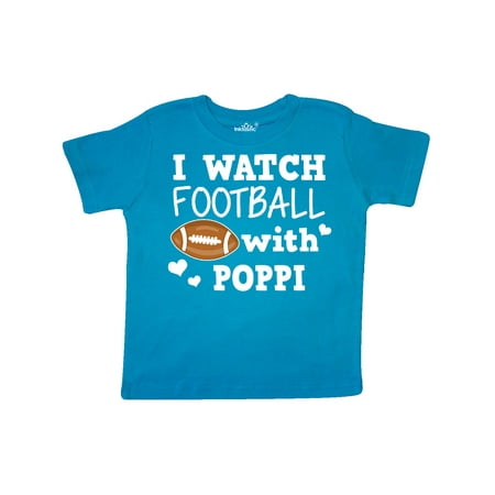 

Inktastic I Watch Football with My Poppi Gift Toddler Boy Girl T-Shirt