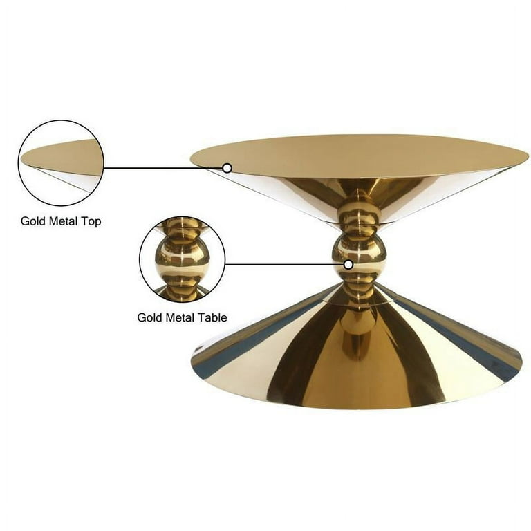Meridian Furniture Malia Coffee Table - Gold Meridian Furniture Malia Coffee Table - Gold