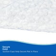 thumbnail image 5 of Kenney® Inside the Shower Vinyl Bath Mat with Suction Cups and Large Drain Holes, 27" L x 14.5" W , Clear, 5 of 6