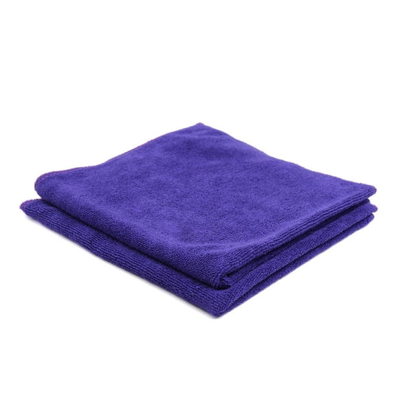 Unique Bargains 2 Pcs High Absorbing Microfiber Fabric Car Clean Cloth Towel No-scratched for Auto Door Glass Purple