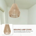 thumbnail image 3 of UPGRATOR Pendant Lamp Wicker Light Brown Paper for Home Decor 1Pack, 3 of 5