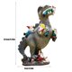 thumbnail image 5 of Wosthever Escultura de dinosaurio Estatua de jardín Adorno Artesanía Arte Paisaje Decoración Artesanía L, 5 of 6