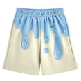 thumbnail image 4 of Shadoumai Toddler Boy Shorts Cartoon Print Elastic Waistband Cotton Jogger Shorts Comfy Soccer Shorts Summer Childrens Jogger Pants, 4 of 4