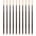 thumbnail image 2 of ASKA Série Fumée L3 Queues de Billard de Piscine - Lot de 10, Arbre Érable Canadien de 58 Pouces, Embout Rigide de 13 mm, Poids Mixtes, 2 of 5
