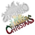 thumbnail image 1 of Molde de resina de silicona TUNC Feliz Navidad 270 mm, 1 of 5