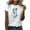 White-3, variant on Tbopshirt Womens Tops,T-Shirts for Women Short Sleeve,Summer Tops Round Neck Feather Printed,S-XXXL,Plus Size Tshirts