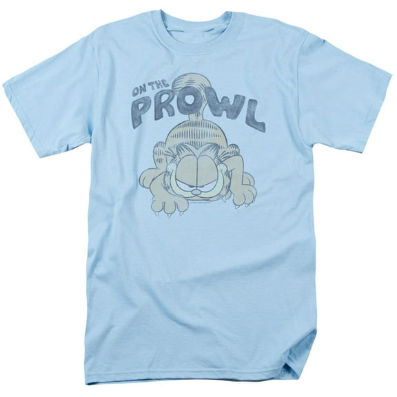 Garfield Prowl S/S Adult 18/1 T-Shirt Light Blue