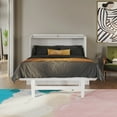 thumbnail image 5 of AFI Northampton Full Wood Murphy Bed Desk with 6" Mattress & Charger, White, 5 of 19