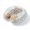 Blue, Pink, Gold, variant on Neck Pillow, Boho Elephant Memory Foam U-Shaped Travel Pillow for Airplane Car Train Office Nap, Portable Soft Head Neck Support for Sleeping & Reclining Farmhouse Ethnic Tribes Animals Flowers