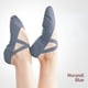 thumbnail image 2 of Zapatos de Ballet para mujer, zapatillas de Ballet para adultos y niños, suela suave, zapatos de entrenamiento de baile de lona profesionales para Ballet, 2 of 5