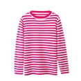 thumbnail image 4 of hotojiny Sweaters for Women Lightweight Striped Knit Pullover Tops Long Sleeve Shirts Crewneck Fashion Clothing Fall Outfits, 4 of 4