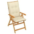 thumbnail image 6 of vidaXL 1/2/4/6/8x Solid Teak Wood Garden Chair with Cushions Multi Colors, 6 of 20