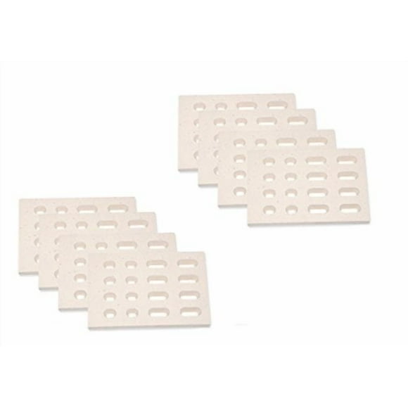 Modernhome BBQ Galore Turbo Ceramic Brick Flame Tamer (8) Eight Pack 7" x 4.75" x 1/2"