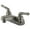 Brushed Nickel, variant on Kingston Brass GKB251LP Water Saving Magellan Centerset Lavatory Faucet with Lever Handles, Chrome