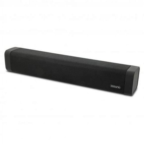 i.Sound ISound-6961 15 pulgadas. Barra de sonido Bluetooth de alto rendimiento y altavoz con radio FM, negro